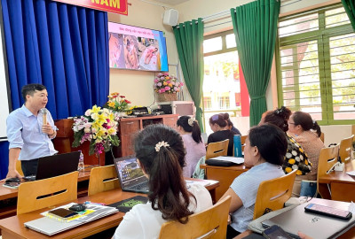 Trường tiểu học Phú Mỹ tham dự Hội nghị Tổng kết năm học 2024 – 2025 và Triển khai nhiệm vụ năm học 2025 – 2026