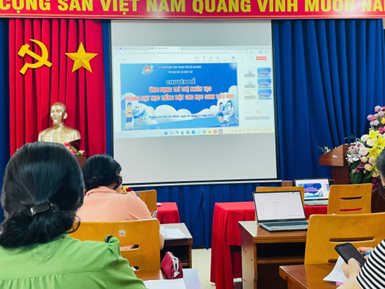Tập huấn chuyên đề "Ứng dụng trí tuệ nhân tạo trong dạy học Tiếng việt cho học sinh tiểu học"